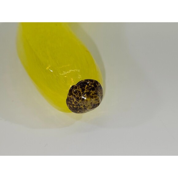 NEW Kosta Boda Fruitteria 98912 Blown Glass Banana Gunnel Sahlin Signed 8.5" - Picture 5 of 7